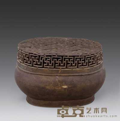 明 铜手炉 13×9.5cm